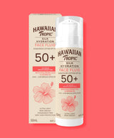 Hawaiian Tropic Silk Hydration Face Fluid Sunscreen Lotion SPF50+ 50 ml