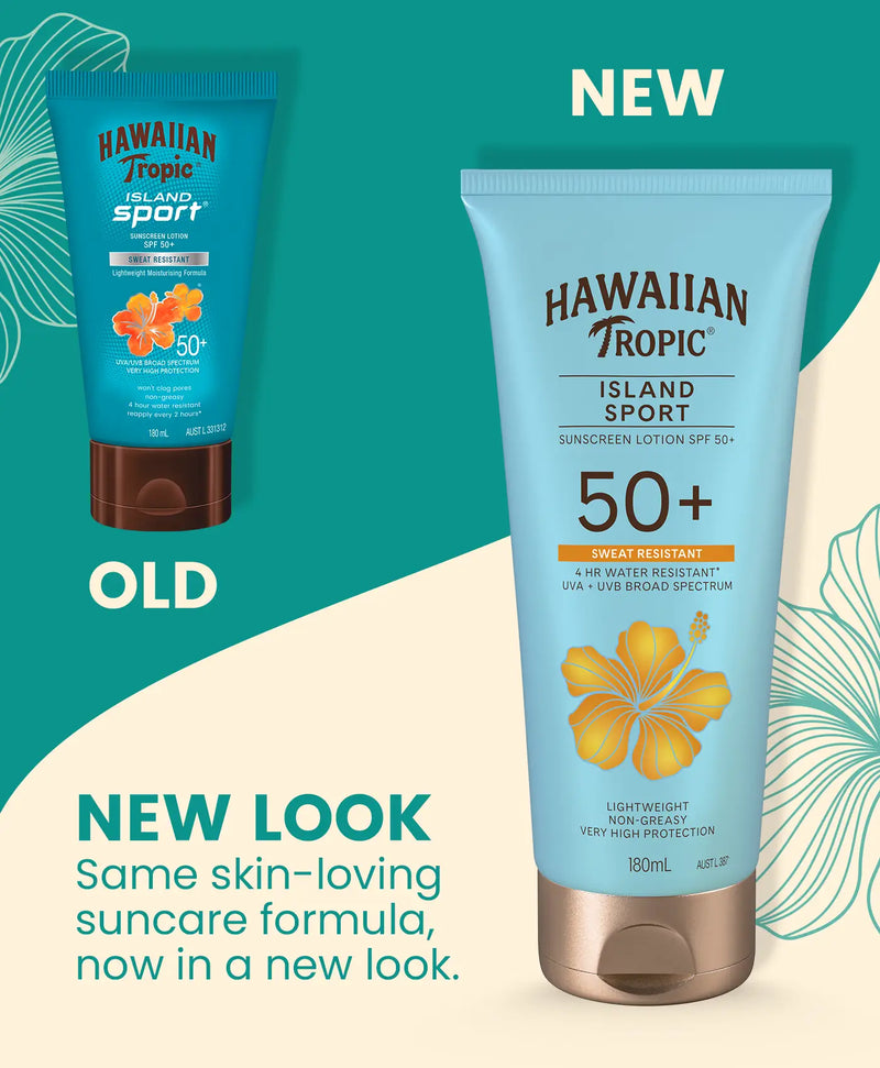 Hawaiian Tropic® Island Sport Sunscreen Lotion SPF50+