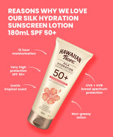 Hawaiian Tropic Silk Hydration Sunscreen Lotion SPF 50+