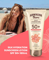 Hawaiian Tropic Silk Hydration Sunscreen Lotion SPF 50+