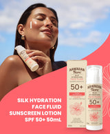 Hawaiian Tropic Silk Hydration Face Fluid Sunscreen Lotion SPF50+ 50 ml