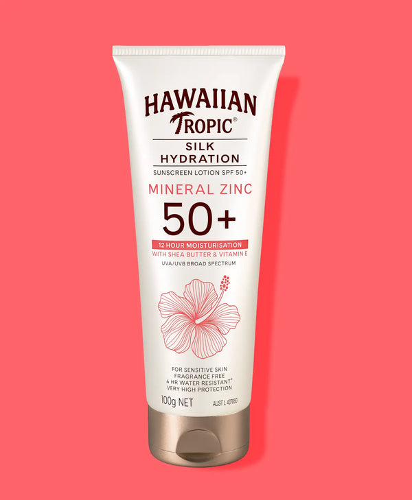 Hawaiian Tropic® Silk Hydration Mineral Zinc Sunscreen Lotion SPF50+