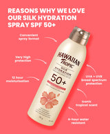 HAWAIIAN TROPIC SILK HYDRATION SUNSCREEN SPRAY SPF 50+ 175g