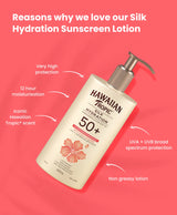 Hawaiian Tropic® Silk Hydration Sunscreen Lotion SPF50+ 400mL