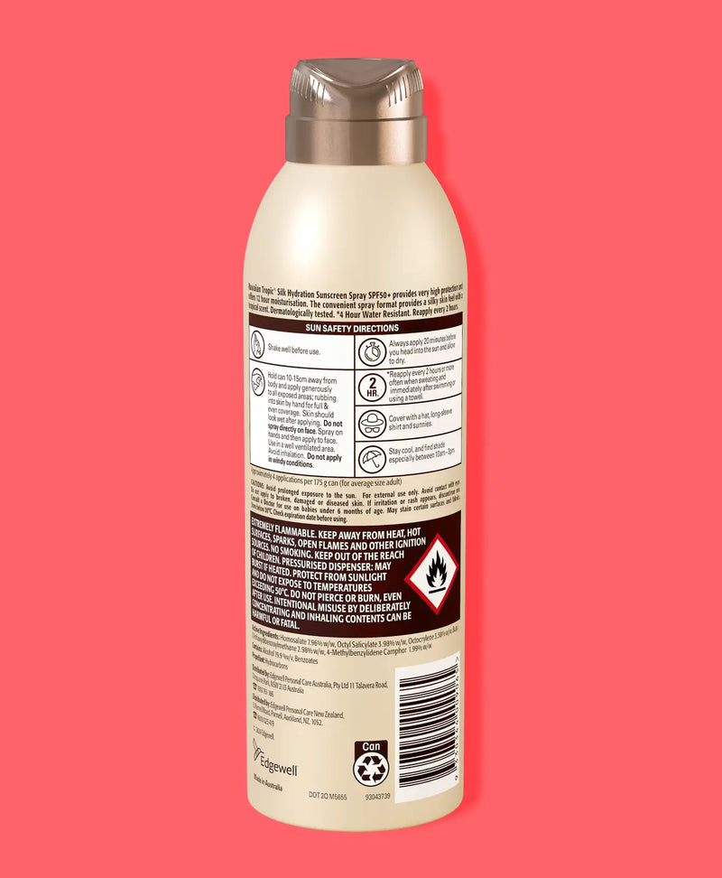 Hawaiian Tropic® Silk Hydration Sunscreen Spray SPF50+