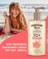 Hawaiian Tropic® Silk Hydration Sunscreen Lotion SPF50+ 400mL
