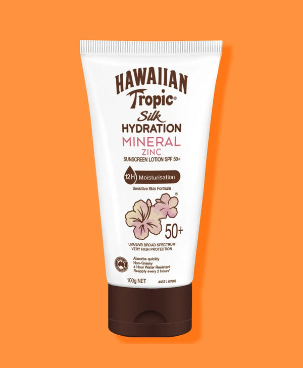 Hawaiian Tropic® Silk Hydration Mineral Zinc Sunscreen Lotion SPF50+